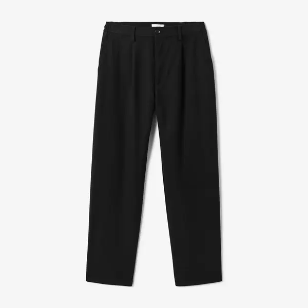 Pantalon straight taille élastiquée