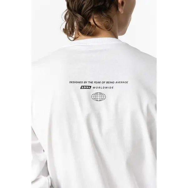 Tee-shirt blanc ample manches longues Tiffosi : l'attitude streetwear pour ado