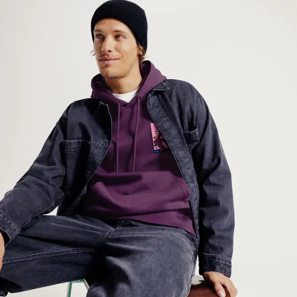Sweat à capuche imprimé licence Keith Haring