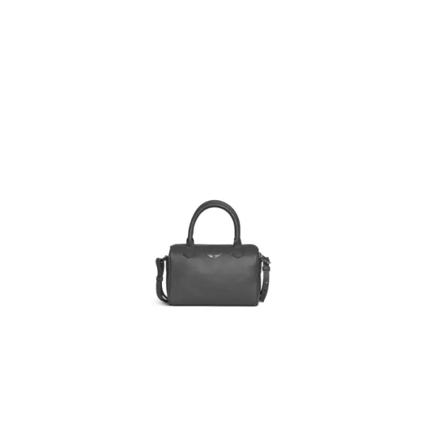 Xs sunny wings grained leather gris - Zadig & Voltaire