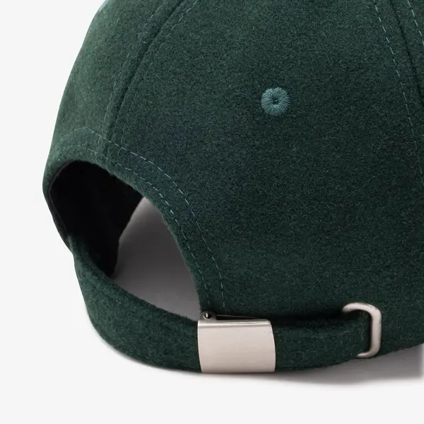 Casquette flanelle brodée