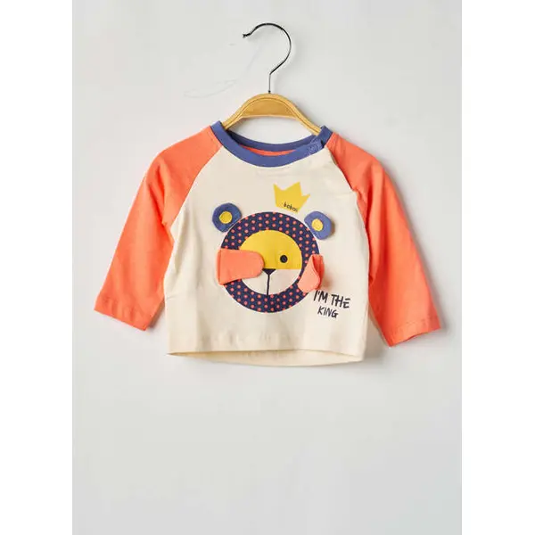 T-shirt Boboli Orange Manches Longues