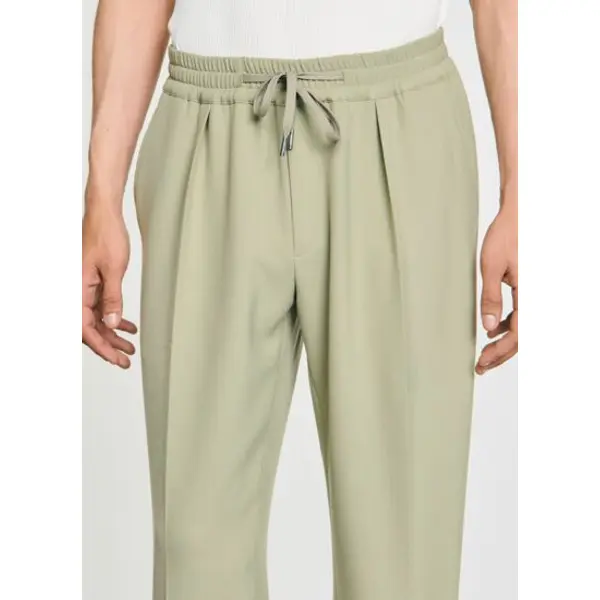 Pantalon droit élastiqué - Sandro