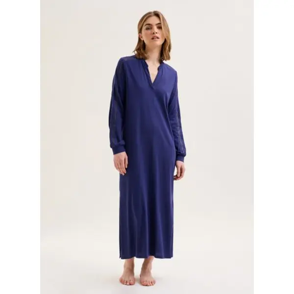 Laurence Tavernier - Chemise de nuit longue en jersey, Elise - Yves Delorme