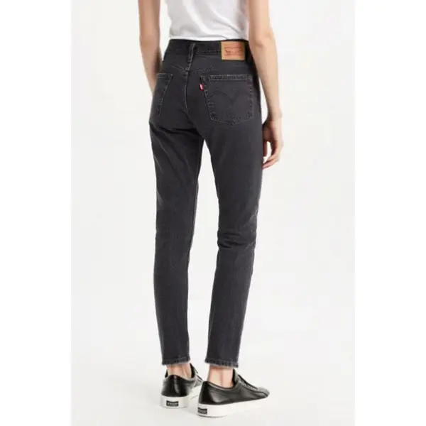 Jeans 501 skinny noir denim délavé