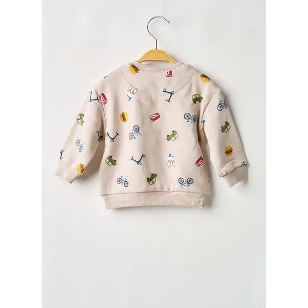 Sweat-shirt Mayoral Beige Manches Longues