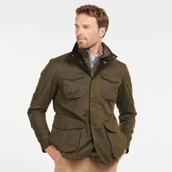 Veste Wax Ogston Olive Barbour
