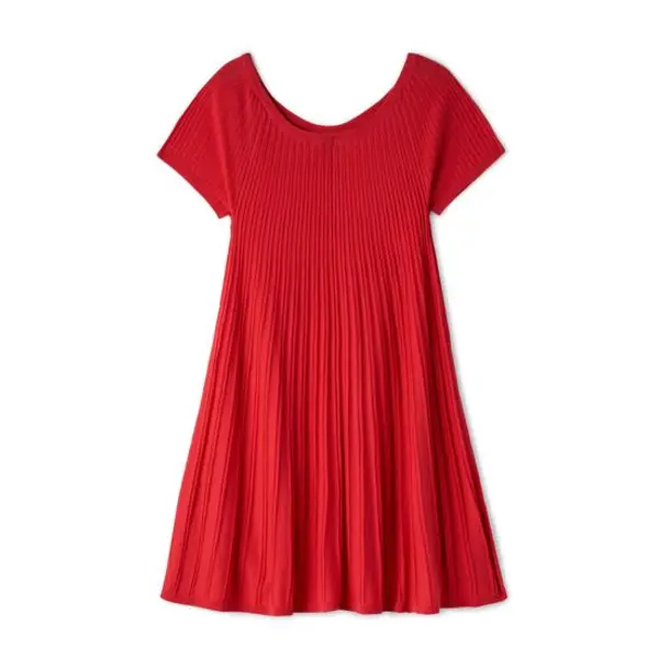 Robe col bateau plissée - femme - fete foraine - Bompard
