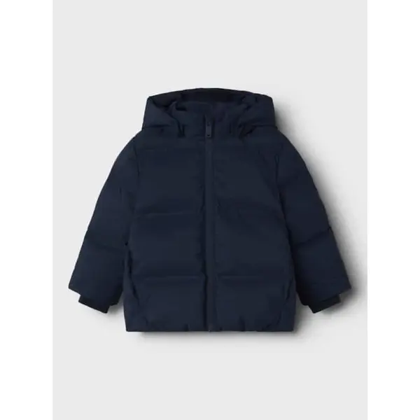 Doudoune bleue matelassée à capuche déperlante Name It – Garçon 18 mois à 6 ans