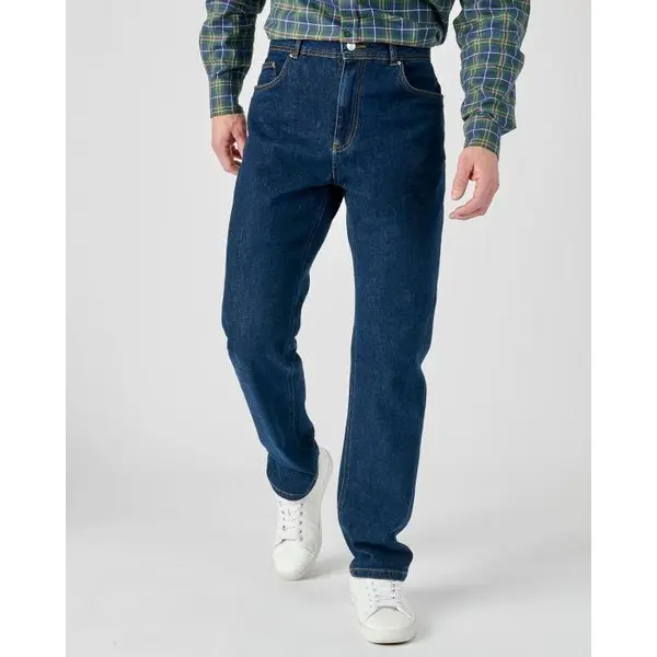 Pantalon denim 5 poches coupe droite