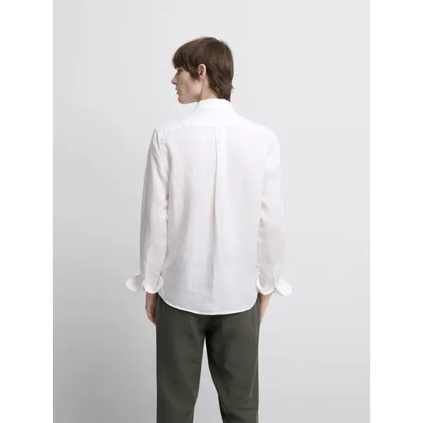 Chemise slim en lin