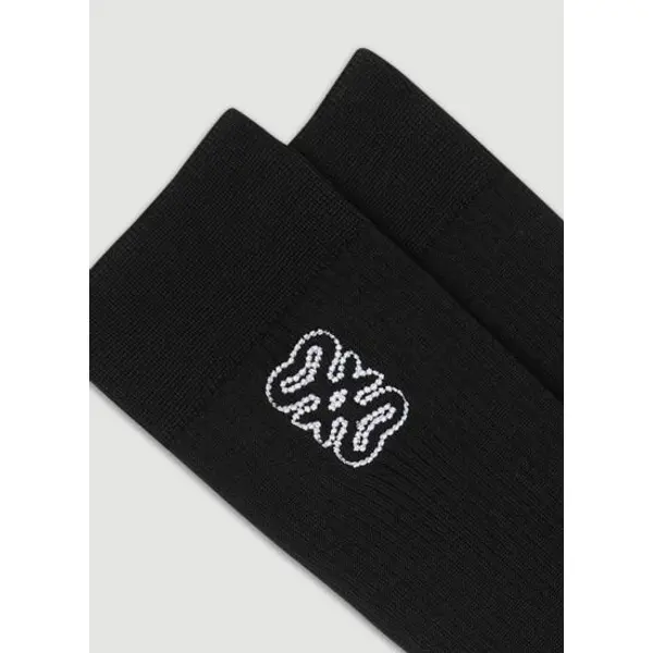 Chaussettes brodées - Sandro