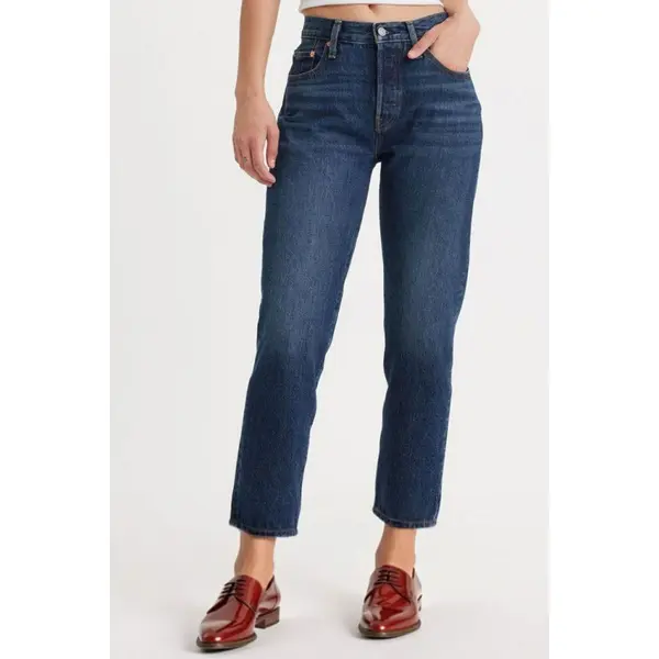 Jeans 501 crop dark indigo