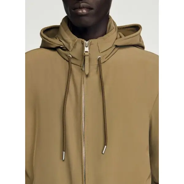 Blouson zippé à capuche - Sandro