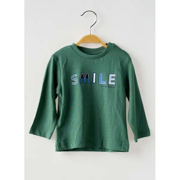 T-shirt Mayoral Vert Manches Longues