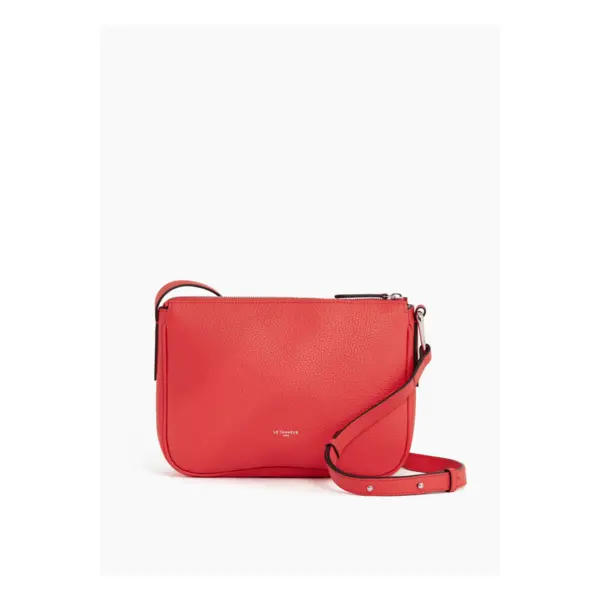 Petit sac bandoulière Madeleine en cuir grainé - Le Tanneur