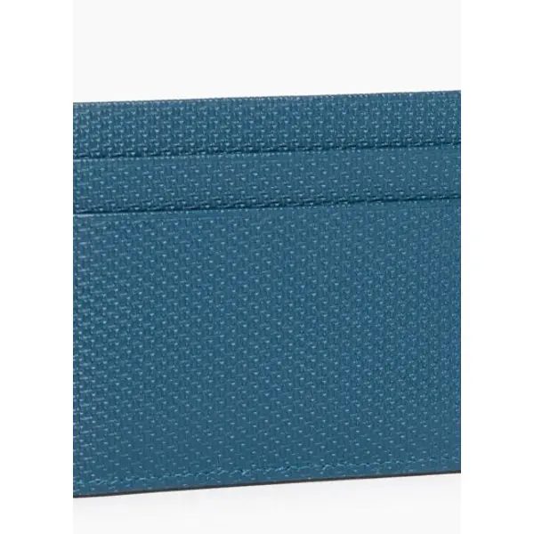 Porte cartes moyen zippé Emile en cuir monogramme - Le Tanneur