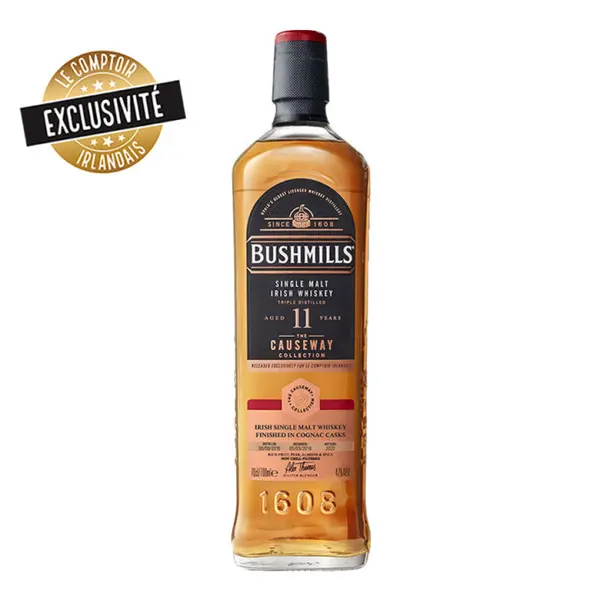 Bushmills 11 ans Cognac Cask Causeway Collection 70cl 47°