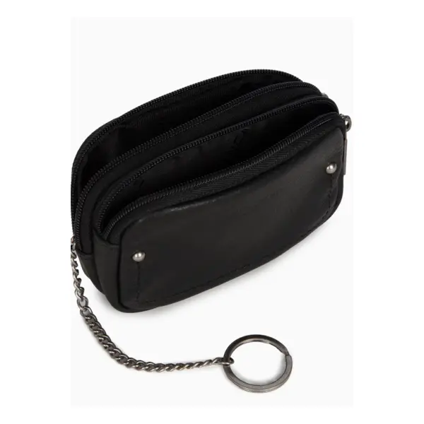 Porte-monnaie zippée soft vintage homme - Lancaster