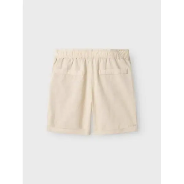 Achetez le Short Souple 4 Poches Élastique Beige Name It Garçon du 6 au 12 ans
