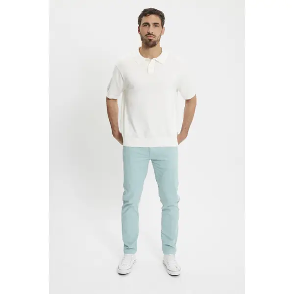 Polo manches courtes blanc