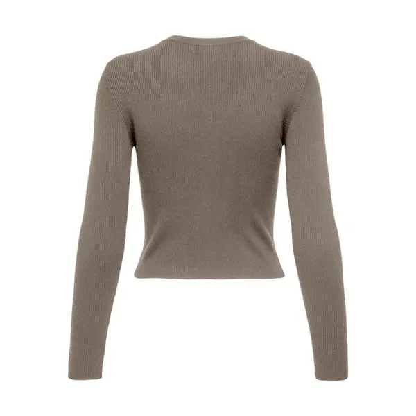 GILET MARRON BOUTONNE FEMME JACQUELINE DE YONG