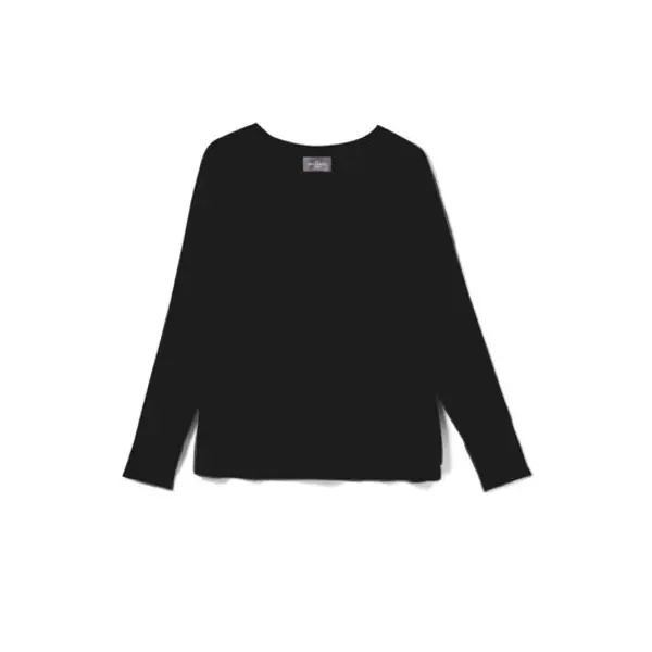 Pull v ample - femme - noir - Bompard