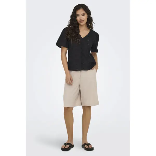 Top Millie brodery noir