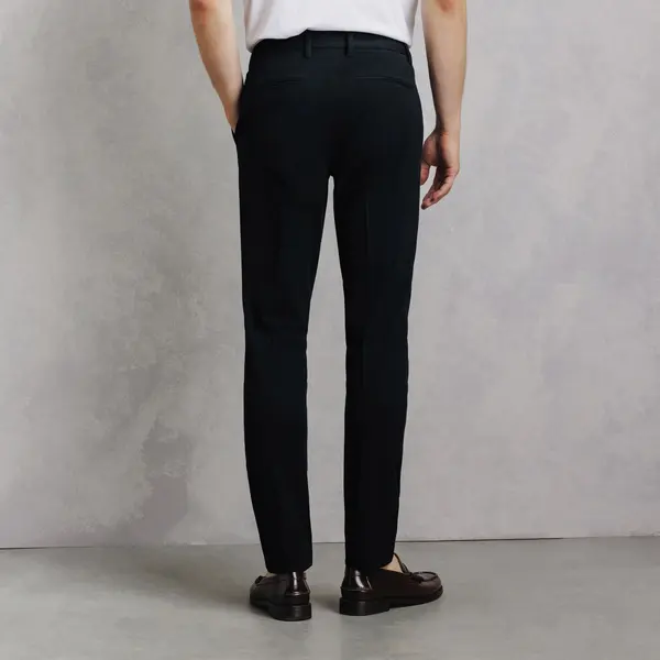 Pantalon chino slim en flanelle