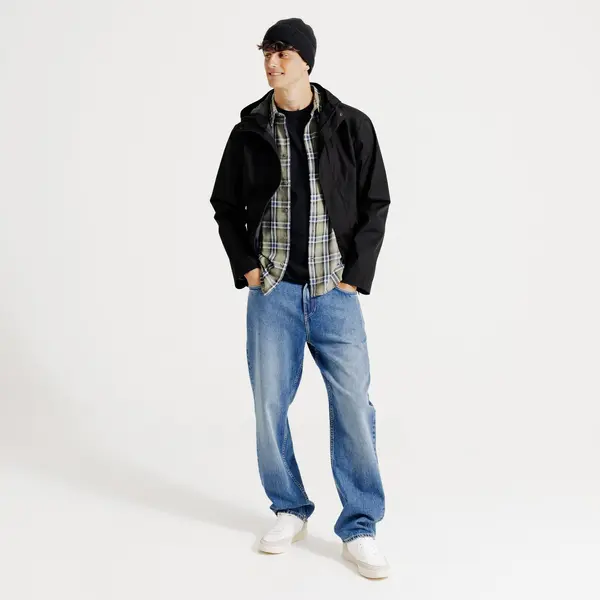 Parka courte waterproof à capuche
