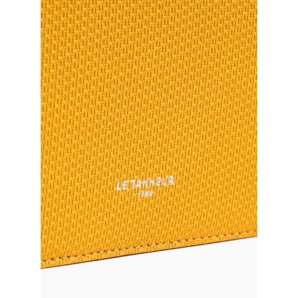 Pochette à rabat avec bandoulière amovible Lise en cuir signature T - Le Tanneur