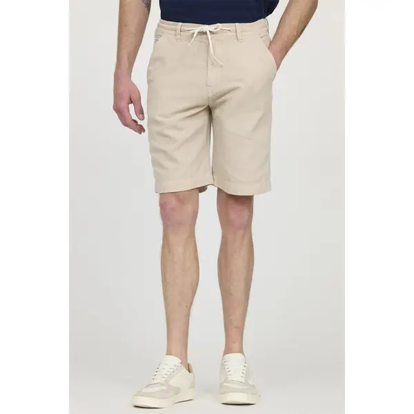 Short élastique beige Lee Cooper homme du 30 au 36