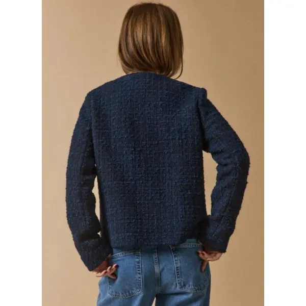 Vest tweed unie - Cyrillus