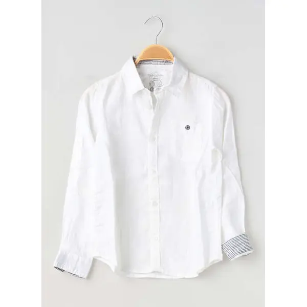 Chemise Manches Longues Teddy Smith Blanc