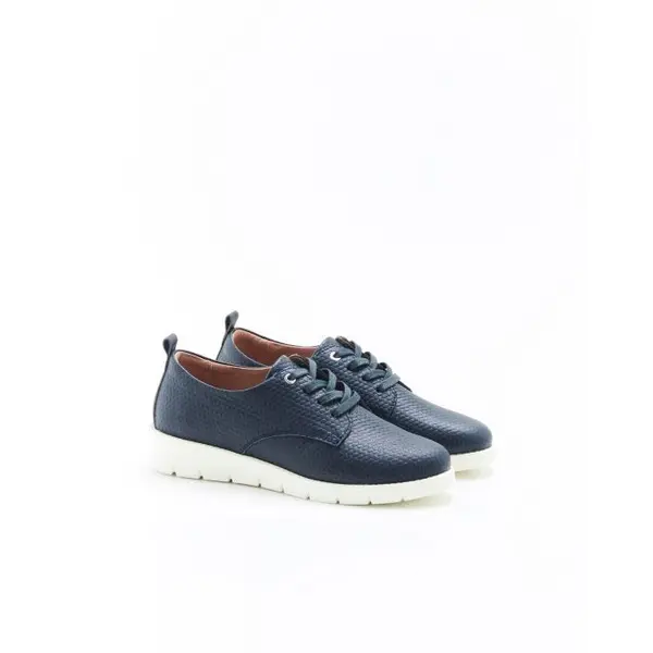 Derbies dessus cuir reliéfé Amortyl