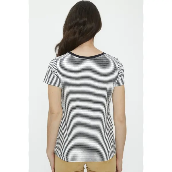 T-shirt à rayures noires