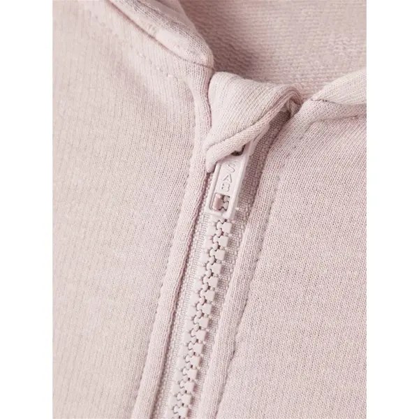 SWEAT ZIPPE ROSE CAPUCHE FILLE NAME IT