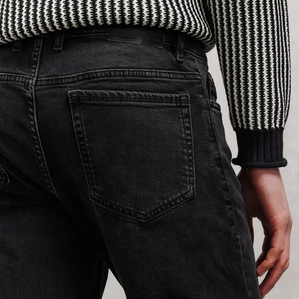 Jean straight délavé