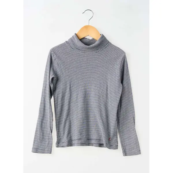 Sous-pull Petit Bateau Bleu Manches Longues
