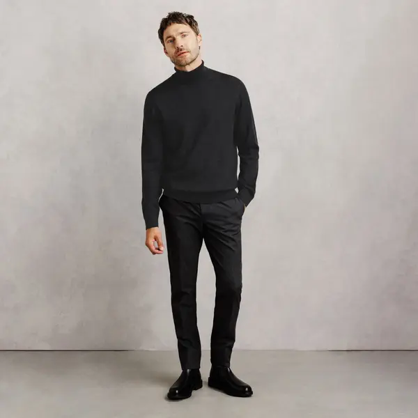 Pull col roulé 100% mérinos