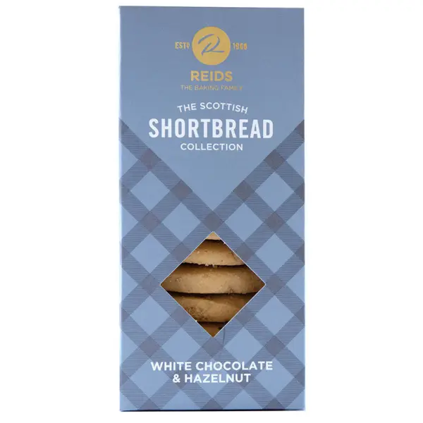 Shortbreads au Chocolat Blanc et Noisettes Reids 150g