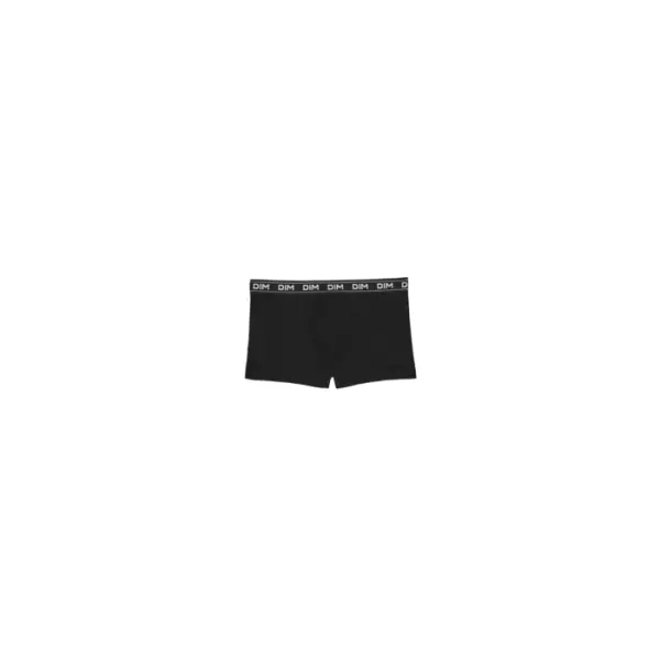 Boxer garçon en coton modal côtelée Noir Dim Icons - Dim