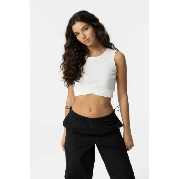DEBARDEUR CROP TOP BLANC ADO FILLE TIFFOSI