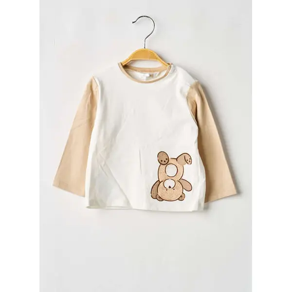 T-shirt Mayoral Beige Manches Longues