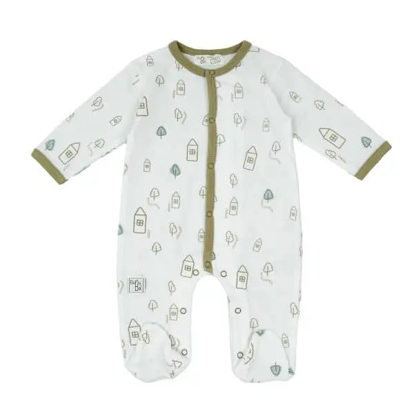 PYJAMA BLANC BÉBÉ GARÇON BABYBOL