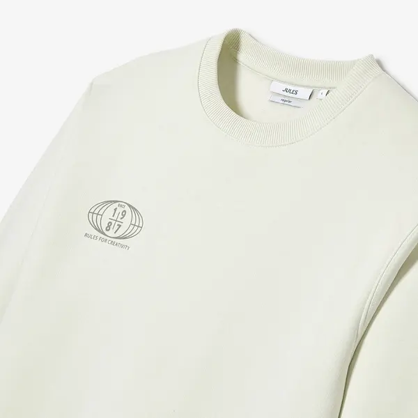 Sweat col rond imprimé