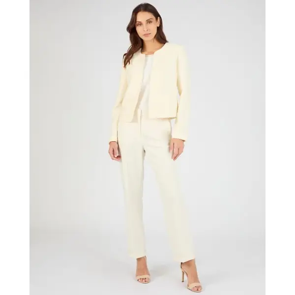 Veste matière reliéfée plissée