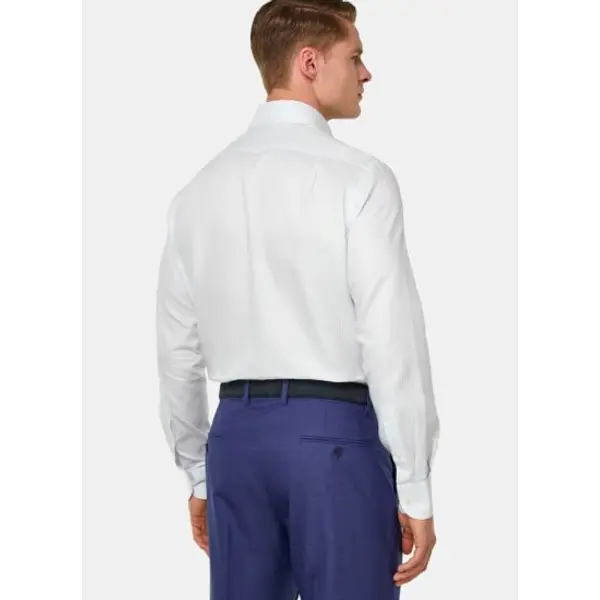 Chemise à rayures en coton regular fit - Boggi milano