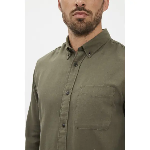 Chemise coupe confort kaki