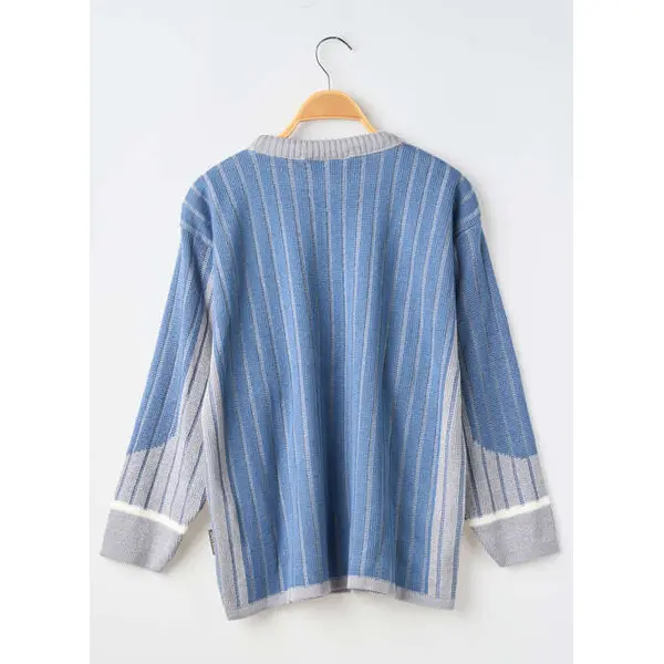 Pull Cbk Bleu Manches Longues